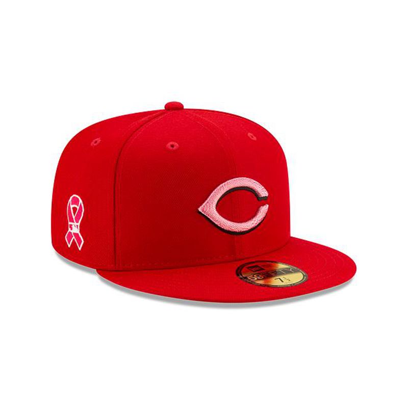 MLB Cincinnati Reds Mother's Day 59Fifty Fitted (JDU8401) - Red New Era Caps